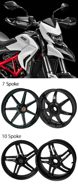 BST Carbon Fibre Wheels for Ducati 939 Hypermotard (inc. SP model) 2016> Onwards - Road & Race
