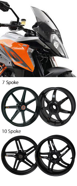 BST Carbon Fibre Wheels for KTM 1290 Super Duke GT 2016> onwards - Road & Race (pair)