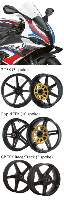 BST Carbon Fibre Motorcycle Wheels for BMW M1000RR 2020> Onwards - Road & Race 