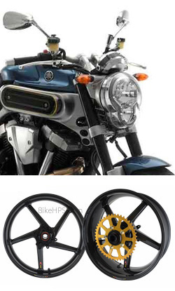BST Carbon Fibre 5 Spoke Diamond TEK Wheels for Yamaha MT-01 (All Years) - Road & Race 