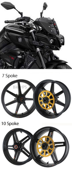 BST Carbon Fibre Wheels for Yamaha MT-10 (inc. SP model) 2016> onwards - Road & Race