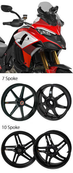 BST Carbon Fibre Wheels for Ducati Multistrada V4 Pikes Peak 2022> onwards - Road & Race 