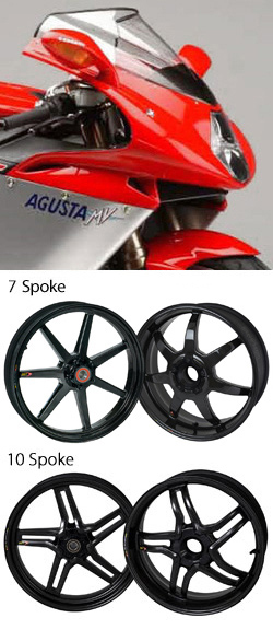BST Carbon Fibre Wheels for MV Agusta F4 1000 (All Models & Years) - Road & Race 