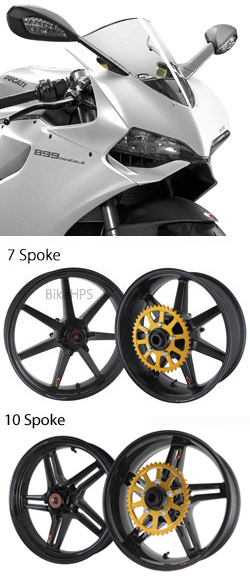 BST Carbon Fibre Wheels for Ducati 899 Panigale 2014> onwards Road & Race