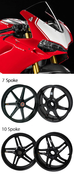 BST Carbon Fibre Wheels for Ducati 1199 Panigale R (including Superleggera) 2015> onwards - Road & Race