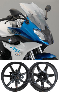 BST Carbon Fibre 7 Spoke Panther TEK Motorcycle Wheels for BMW R1200RS 2015> Onwards - Road & Race 