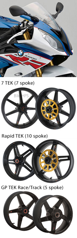 BST Carbon Fibre Motorcycle Wheels for BMW S1000RR 2015-2018 - Road & Race 