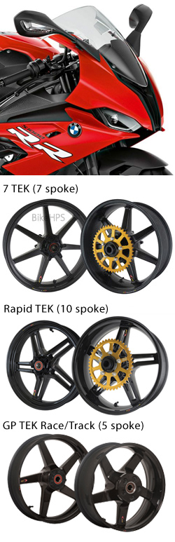BST Carbon Fibre Motorcycle Wheels for BMW S1000RR 2019> Onwards - Road & Race 