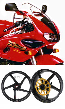 BST Carbon Fibre 5 Spoke Wheels for Suzuki TL1000S (All Years) - Road & Race 
