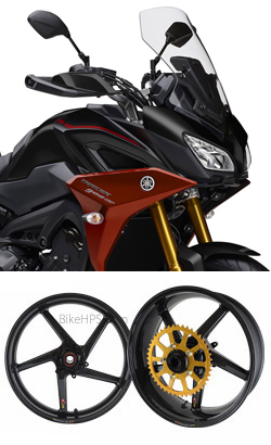 BST Carbon Fibre 5 Spoke Wheels for  Yamaha Tracer 900 & 900GT 2016> Onwards - Road & Race
