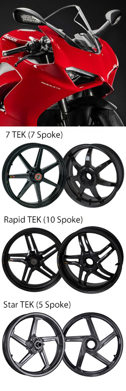 BST Carbon Fibre Wheels for Ducati 955 V2 Panigale (inc. Bayliss) 2020> onwards - Road & Race 