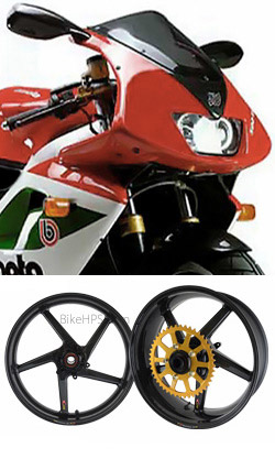 BST Carbon Fibre 5 Spoke Wheels for Bimota V-Due 500 - Road & Race 