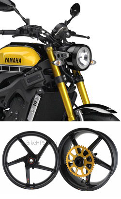 BST Carbon Fibre 5 Spoke Wheels for Yamaha XSR900 2016> Onwards - Road & Race