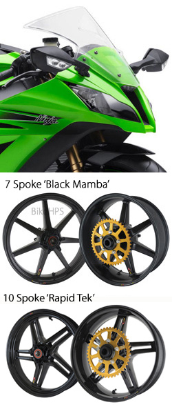 BST Carbon Fibre Wheels for Kawasaki ZX-10R 2011-2015 - Road & Race 