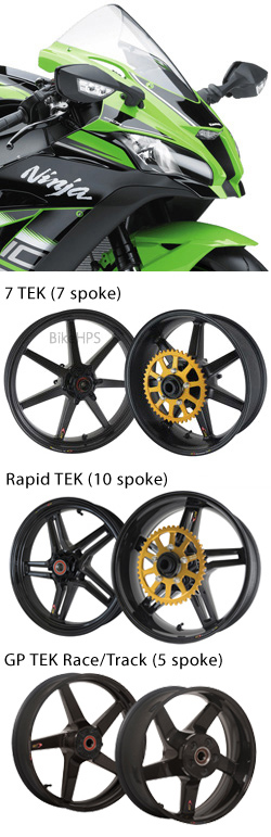 BST Carbon Fibre Wheels for Kawasaki ZX-10R 2016> onwards - Road & Race 