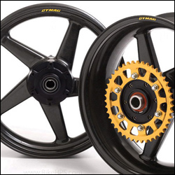 Dymag CA5 Carbon Fibre 5 Spoke Wheels for Suzuki GSX-R750 (All years) (Pair) 