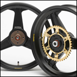 Dymag CH3A Forged Aluminium Classic 3 Spoke Wheels for Buell