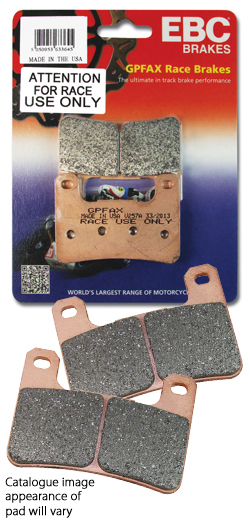 GPFAX EBC Sintered BMW Front Brake Pads for Track Use (Complete Front Axle Set) 
