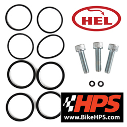 HEL 100mm & 108mm Billet Radial Front Caliper Service/Rebuild Kit (Single caliper set) 