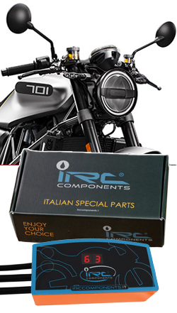 IRC Components SGRace Combined Blipper & Quickshifter System for Husqvarna Svartpilen & Vitpilen 701 (All years) 