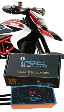 IRC Components SGRace Combined Blipper & Quickshifter System for Ducati Hypermotard 939 & SP 2016> onwards 