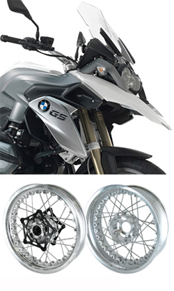 Kineo Wire Spoked Wheels for BMW R1200GS 2013> onwards & R1200GS Adventure 2014> onwards (Liquid Cooled Models) 