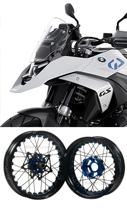 Kineo Wire Spoked Tubeless Wheels for BMW R1300GS & Adventure 2023> onwards