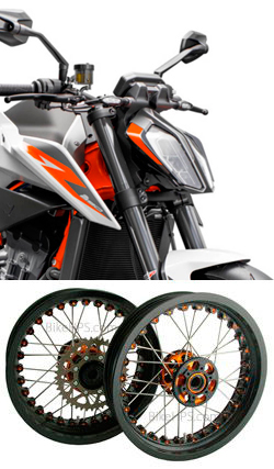 Kineo Wire Spoked Tubeless Wheels for KTM 890 Duke/R/GP 2020> onwards