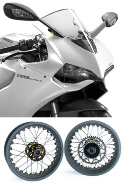 Kineo Wire Spoked Wheels for Ducati 899 Panigale 2013-2015 
