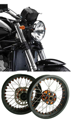 Kineo Wire Spoked Tubeless Wheels for Moto Morini 9 1/2 2006-2013