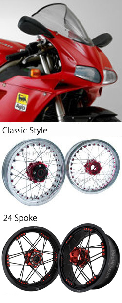 Kineo Wire Spoked Wheels for Ducati 916 (All Years) 