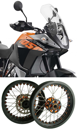 Kineo Wire Spoked Wheels for KTM 1050 Adventure 2015> onwards 