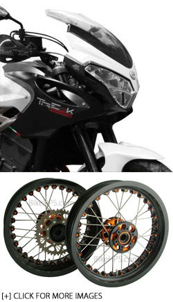 Kineo Wire Spoked Tubeless Wheels for Benelli Tre-K 1130 Amazonas 2006> onwards 