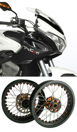 Kineo Wire Spoked Wheels for Benelli Tre-K 899 Amazonas 2008-2011