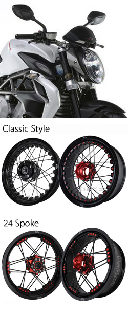 Kineo Wire Spoked Tubeless Wheels for MV Agusta Brutale 800 (All Models) 2013> onwards