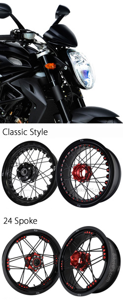 Kineo Wire Spoked Wheels for MV Agusta Brutale 920 2011-2012 