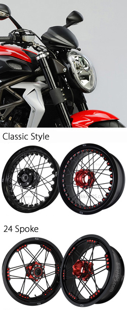 Kineo Wire Spoked Wheels for MV Agusta Brutale 990R 2009-2012