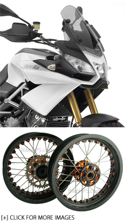 Kineo Wire Spoked Tubeless Wheels for Aprilia Caponord 1200 2013> onwards