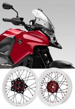 Kineo Wire Spoked Tubeless Wheels for Honda VFR1200X Crosstourer (including DTC models) 2011> onwards