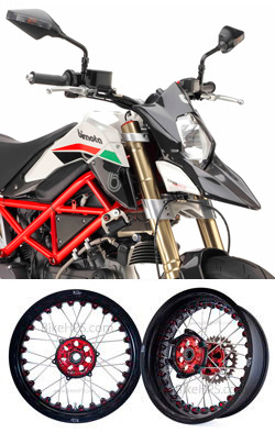 Kineo Wire Spoked Tubeless Wheels for Bimota DB10 