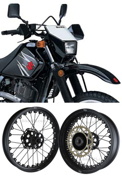 Kineo Wire Spoked Wheels for Suzuki DR650 1996> onwards (All models)  