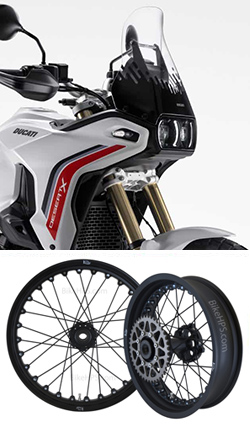 Kineo Wire Spoked Tubeless Wheels for Ducati DesertX V2 2026> onwards 
