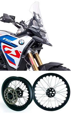 Kineo Wire Spoked Tubeless Wheels for BMW F900GS & F900GS Adventure 2024> onwards 