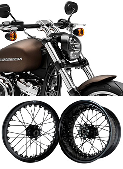 Kineo Wire Spoked Tubeless Wheels for Harley-Davidson FXBR & FXBRS Breakout 2018> onwards 