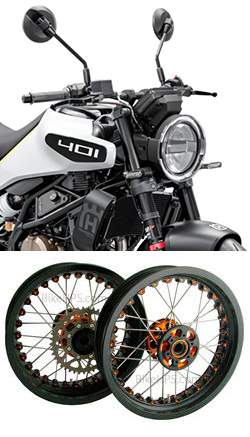 Kineo Wire Spoked Tubeless Wheels for Husqvarna Vitpilen 401 2024> onwards 