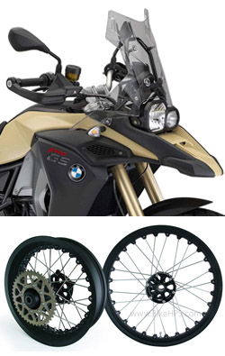 Kineo Wire Spoked Wheels for BMW F800GS & F800GS Adventure 2008> onwards  