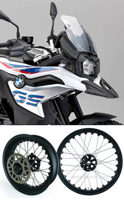 Kineo Wire Spoked Wheels for BMW F850GS & F850GS Adventure 2017> onwards  