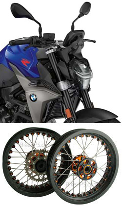 Kineo Wire Spoked Tubeless Wheels for BMW F900R 2019> onwards