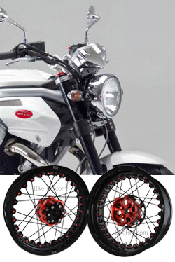 Kineo Wire Spoked Tubeless Wheels for Moto Guzzi Griso 1200 8V 2007-2016