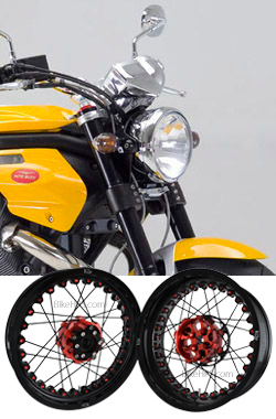 Kineo Wire Spoked Tubeless Wheels for Moto Guzzi Griso 850 2005-2011